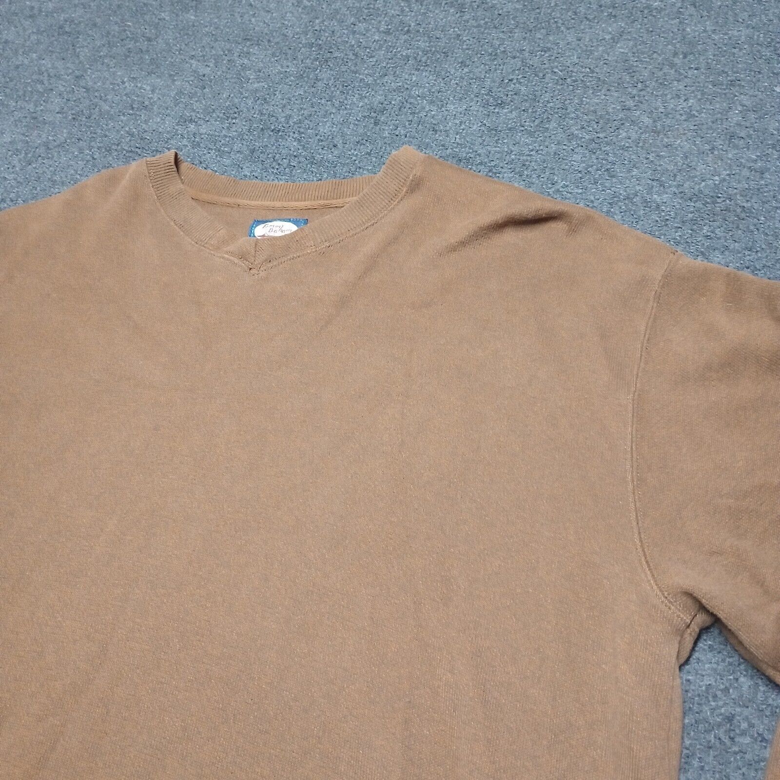 Tommy Bahama Sweater Men Large Brown Pullover Long Sleeve - $22.99