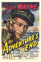 John Wayne in Adventure's End 1937 sailing art 16x20 Canvas Giclee - $69.99