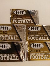 2010 SAGE Hit Football Cards Low Series (#01-50) Lot Of 5 Packs Of 5 Cards Ea. - £20.03 GBP