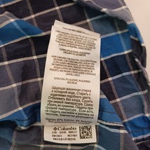 Columbia XM2803 Men’s Multicolor Long Sleeve Button-Up Plaid Cotton Shirt Size L image 4