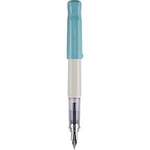 PILOT Kakuno Fountain Pen, White/Turquoise Barrel, Fine Nib (90124) - $19.58