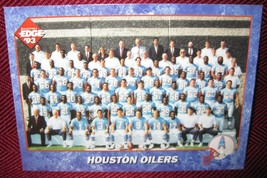 1993 Collector&#39;s Edge #82 Houston Oilers 24,523/100,000 - £3.96 GBP