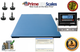 Prime USA NTEP  40&quot; x 40&quot; Floor Scale  5000 x 1lb w/ Data Software 5 YR Warranty - £1,007.70 GBP