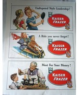 Kaiser Frazer Undisputed Style Leadership Advertising Print Ad Art 1948 - $112.04 MXN