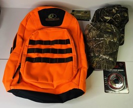 Mossy Oak Bright Blaze Orange Hunter Safety Daypack Backpack Padded w/ha... - £26.50 GBP