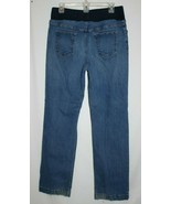 In Due Time Maternity MEDIUM 10 Blue Jeans Stretch 5 Pocket Elastic Wais... - £7.67 GBP