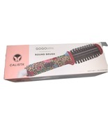 CALISTA -- GOGOMINI &quot;Leopard Floral&quot; Round Brush Styling Tool - $234.28 MXN