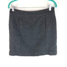 Ann Taylor LOFT Mini Skirt Wool Blend Lined Pockets Gray Size 6 - £9.97 GBP