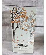 Department 56 Village Accessories Autumn Maple &amp; Birch Trees Set Of Four... - £25.69 GBP