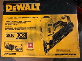 New Dewalt DCN692M1 20 Volt Max Cordless Dual Speed Framing Nailer Tool Kit Sale - £481.20 GBP