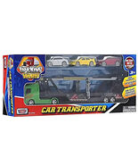 Double Decker Car Transporter With 3 Diecast Car Models, Motormax - €51,88 EUR