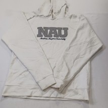 Vtg Champion Northern Arizona University Girl's White Hoodie Sweatshirt Size M image 14