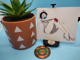 Lewd Anime Girl - Nurse - Waterproof Anime Vinyl Sticker / Decal - £4.78 GBP