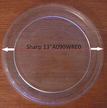 13&quot; Sharp A09009 Microwave Tray Turntable Carousel Requires 9 3/4 Roller! - $48.99