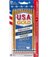 Write Dudes USA Gold Premium Cedar No. 2 Pre-Sharpened Pencils 12-Count ... - £1.48 GBP