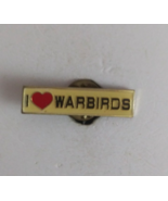 Vintage I Love Warbirds Enamel Lapel Hat Pin - €5,41 EUR