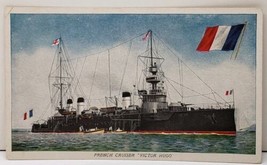 French Navy Armored Cruiser The Victor Hugo Ship Postcard F3 - $7.99