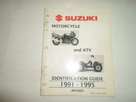 1991 1995 Suzuki Motorcycle ATV Identification Guide Revised Edition STAINED OEM - £23.35 GBP