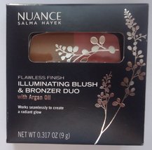 Nuance Salma Hayek Flawless Finish Illuminating Blush &amp; Bronzer Duo with... - $7.83