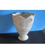 12&quot; SAVOY CHINA VASE HAND DECORATED 24 KARAT GOLD ELEGANT DESIGN LOVELY EUC - $16.34
