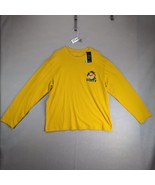 NWT Original Use Men&#39;s L Zesty Citrus Long Sleeve Gold T-Shirt Crew Stre... - $367.50 MXN
