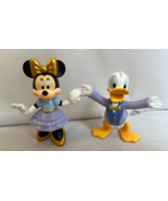 50th Anniversary Minnie Mouse &amp;Donald Duck Articulated Figures Walt Disn... - $39.27 CAD