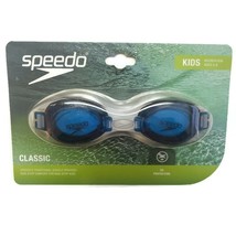 Speedo Classic Swimming Goggles UV Protection Speedo Blue Pool Kids New - $11.18