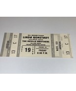 LINDA RONSTADT UNUSED 1990 CONCERT TICKET THE NEVILLE BROTHERS USA COUNTRY - £18.07 GBP
