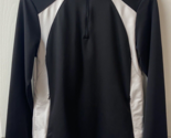 Slazenger Quarter Zip Athletic Jacket Womens Size S  Black White Puma Te... - $6.95