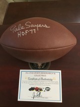 Chicago Bears Great Gale Sayers Signed Nfl Wilson Football Coa - £199.86 GBP
