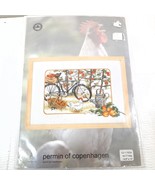 Permin of Copenhagen needlework cross stitch kit chicken hen tomatoes bi... - $1,178.42 MXN