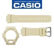 Genuine Casio G-Shock DW-6900EW  Watch Band &amp; Light Brown Bezel Rubber Set - £63.23 GBP
