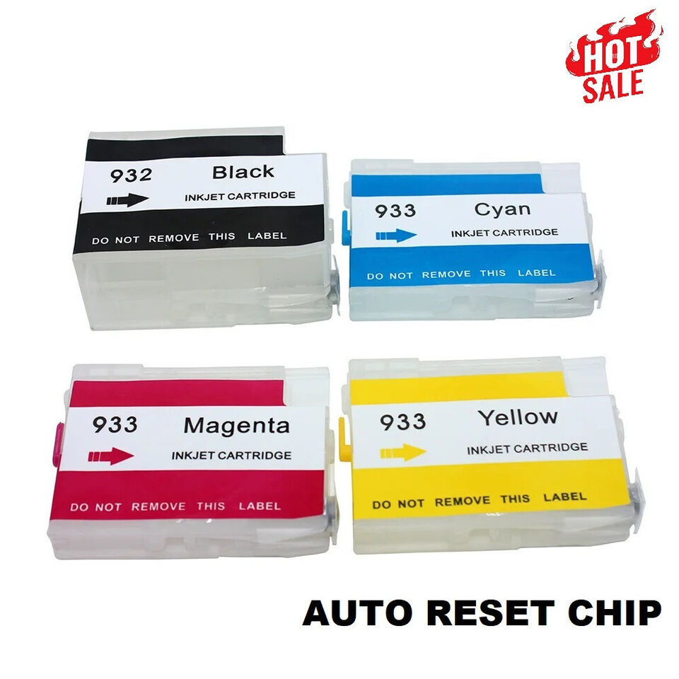 Refill Ink Cartridge 933 932XL for HP Officejet 6100 6600 6700 7610 7110 7512 - $41.10