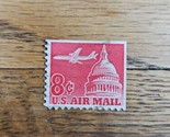 US Stamp US Air Mail 8c Used Red - £0.74 GBP