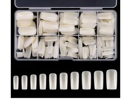 BTArtbox Full Cover Acrylic False Nail Tips, 500PCS - New - £7.91 GBP