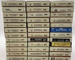 Elvis Presley Lot of 36 Eight 8 Track Tapes RCA Titles &amp; More Untested V... - £37.53 GBP