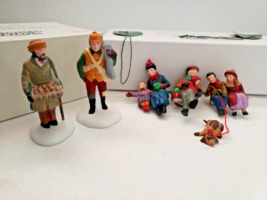 Dept 56 Heritage Village Accessory Lot Street Peddlers Christmas At The Park - £15.77 GBP