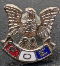 FOE Pin Fraternal Order of Eagles - Hat Lapel Pin - Tie Tack - £11.07 GBP