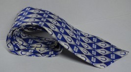 NFL Indianapolis Colts Football Novelty Necktie Tie 100% Silk  - £11.94 GBP