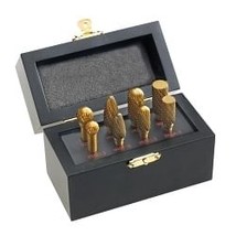 Ingersoll Rand Carbide Burr Kit, 8-Piece, 1/4" Shank, 1/2 & 3/8" Head Diameter w - $313.28