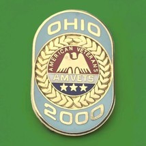 Amvets Ohio 2000 Vintage Pin - $11.95