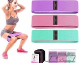 Fabric Resistance Bands Set 3 Levels, Booty Bands For Working Out, Exerc... - $19.99