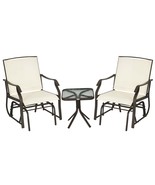 Outsunny 3-Piece Patio Glider Set w/Table - $5,005.89 MXN