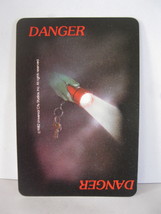 1982 E.T. Extra-Terrestrial Card Game: Black DANGER card - $1.00