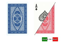 DA VINCI Ruote 100% Plastic Playing Cards - Bridge Size Regular Index - £13.36 GBP