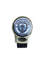 Manchester City Fc Gruve Cl EAN Er And Golf Ball Marker. Groove Cl EAN Ing Brush - £19.75 GBP
