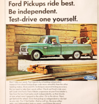 1966 Ford Pickup Truck Advertisement Automobilia Twin I-Beams Vintage DWF27 - $29.99