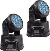 7X8W Rgbw Dj Lights, Sound Activated/Dmx Lighting, Moving Head Lights For Stage, - £143.79 GBP