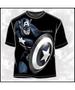 Marvel Comics Steve Rogers Captain America Desaturate T-Shirt Size XL NE... - £16.94 GBP