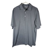 Walter Hagen Mens Short Sleeve Golf Shirt Size Large Blue White Abstract... - $19.99